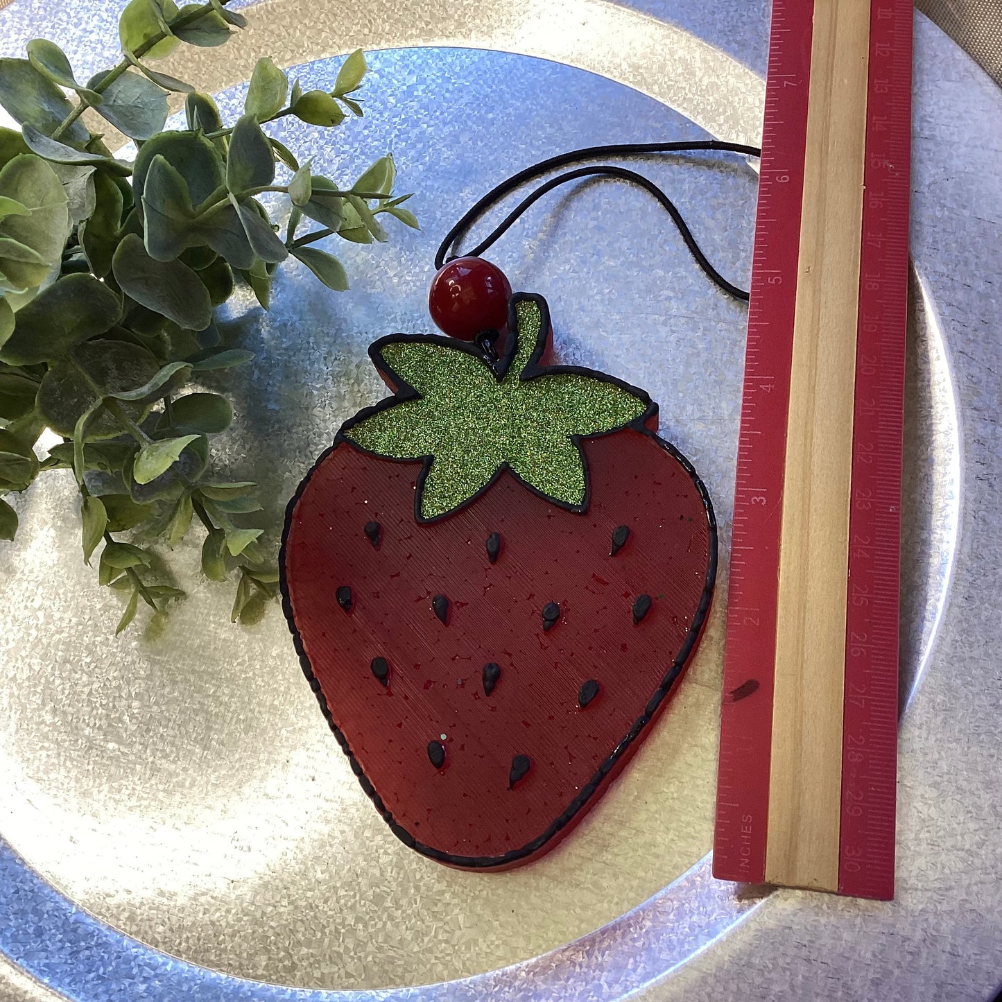 Simple Strawberry - Dazzling Daiquiri Scent | Car Freshie | Car Freshy | Freshener | Car Accessory | Vehicle Decor | Gifts