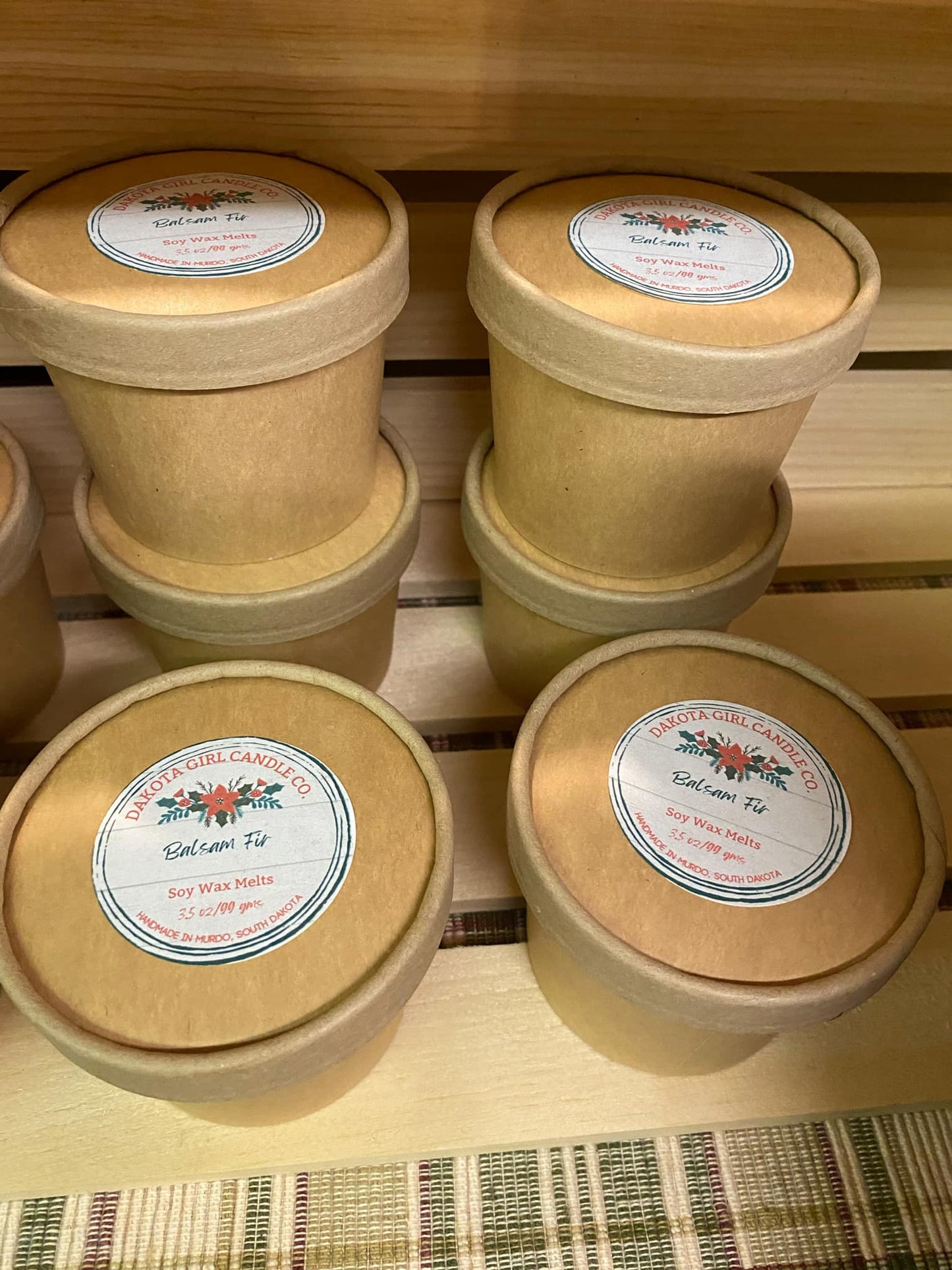 Holiday Wax Melts/Tarts | Soy Wax Blend | All Natural | Additive Free | Phthalate Free | Handmade, 3.5 oz.