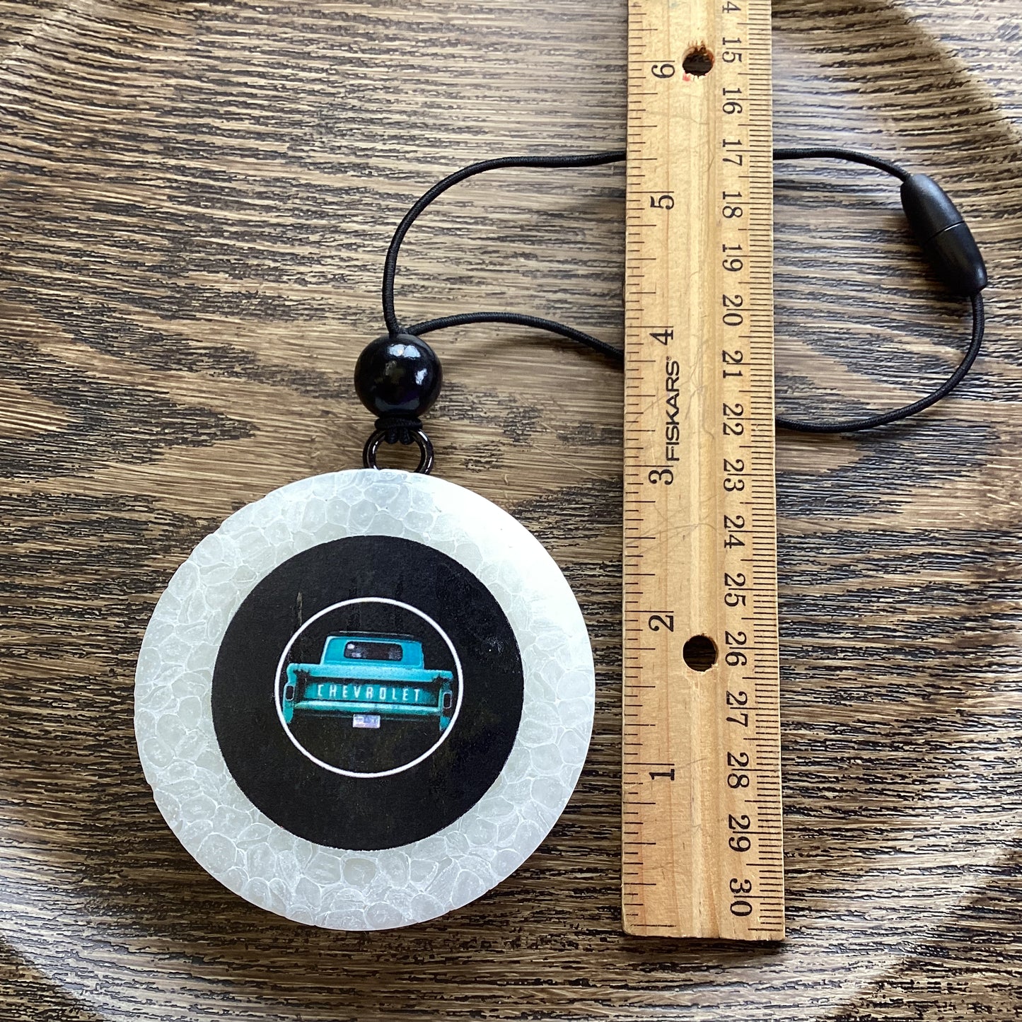 Circle Round 2.75” Bow Tie Motors - Dark Ice Scent | Car Freshie | Car Freshy | Air Freshener | Car Accessory | Vehicle Decor | Gifts