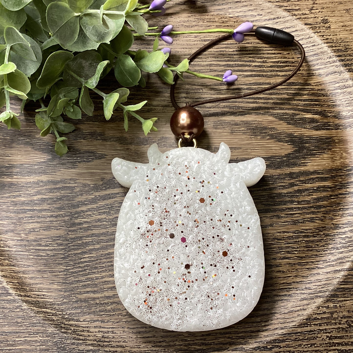 Squishy/Puffy Pillow Cow or Bull With Horns - Dark Ice Scent | Car Freshie | Car Freshy | Air Freshener | Car Accessory | Vehicle Decor | Gifts