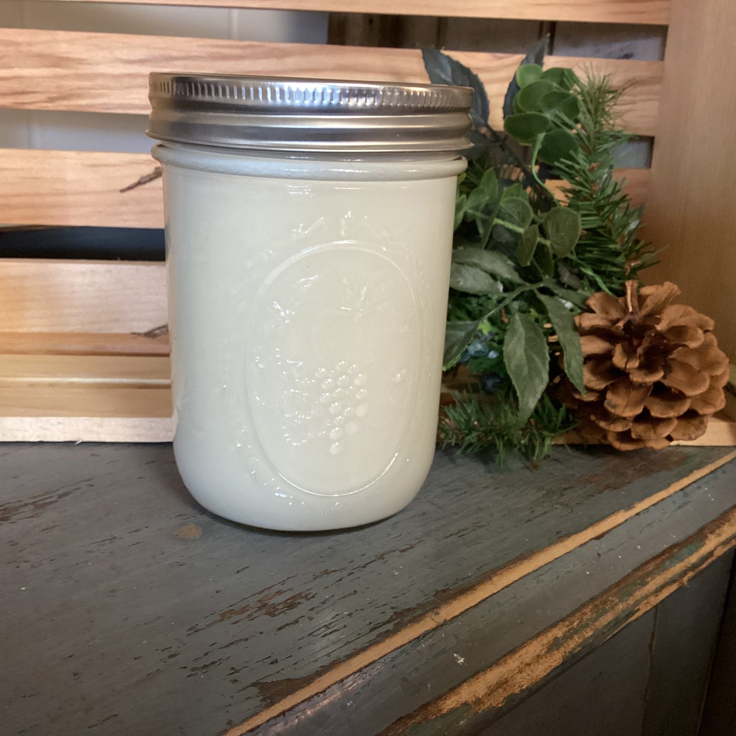 Clear Mason Jar | Ball Mason Jar | Farmhouse Style | Country Style | Soy Candle | Agave & Lime Blossom Scent