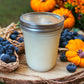Clear Mason Jar | Ball Mason Jar | Farmhouse Style | Country Style | Soy Candle | Blueberry Cheesecake Scent