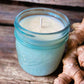 Blue Mason Jar | Ball Mason Jar | Vintage Style | Farmhouse Style | Country  Style | Soy Candle, 8 oz.