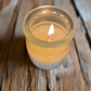 Heavy Glass | Milk Bottle Style | Candle with Cork Lid | Rustic | Soy Candle, 7 oz.
