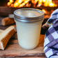Clear Mason Jar | Ball Mason Jar | Farmhouse Style | Country Style | Soy Candle | Flannel Scent