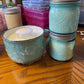Blue Mason Jar | Ball Mason Jar | Vintage Style | Farmhouse Style | Country  Style | Soy Candle, 8 oz.