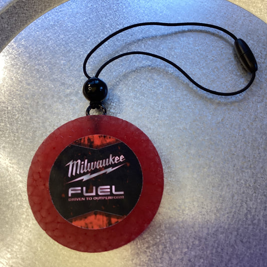 Circle Round 2.75” Men’s Tools - Crisp Vanilla Woods Scent | Car Freshie | Car Freshy | Air Freshener | Car Accessory | Vehicle Decor | Gifts