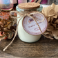 Heavy Glass | Milk Bottle Style | Candle with Cork Lid | Rustic | Soy Candle, 7 oz.