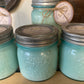 Blue Mason Jar | Ball Mason Jar | Vintage Style | Farmhouse Style | Country  Style | Soy Candle, 8 oz.