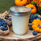 Clear Mason Jar | Ball Mason Jar | Farmhouse Style | Country Style | Soy Candle | Blueberry Cheesecake Scent