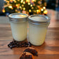Clear Mason Jar | Ball Mason Jar | Farmhouse Style | Country Style | Soy Candle | Coffee & Cookies Scent