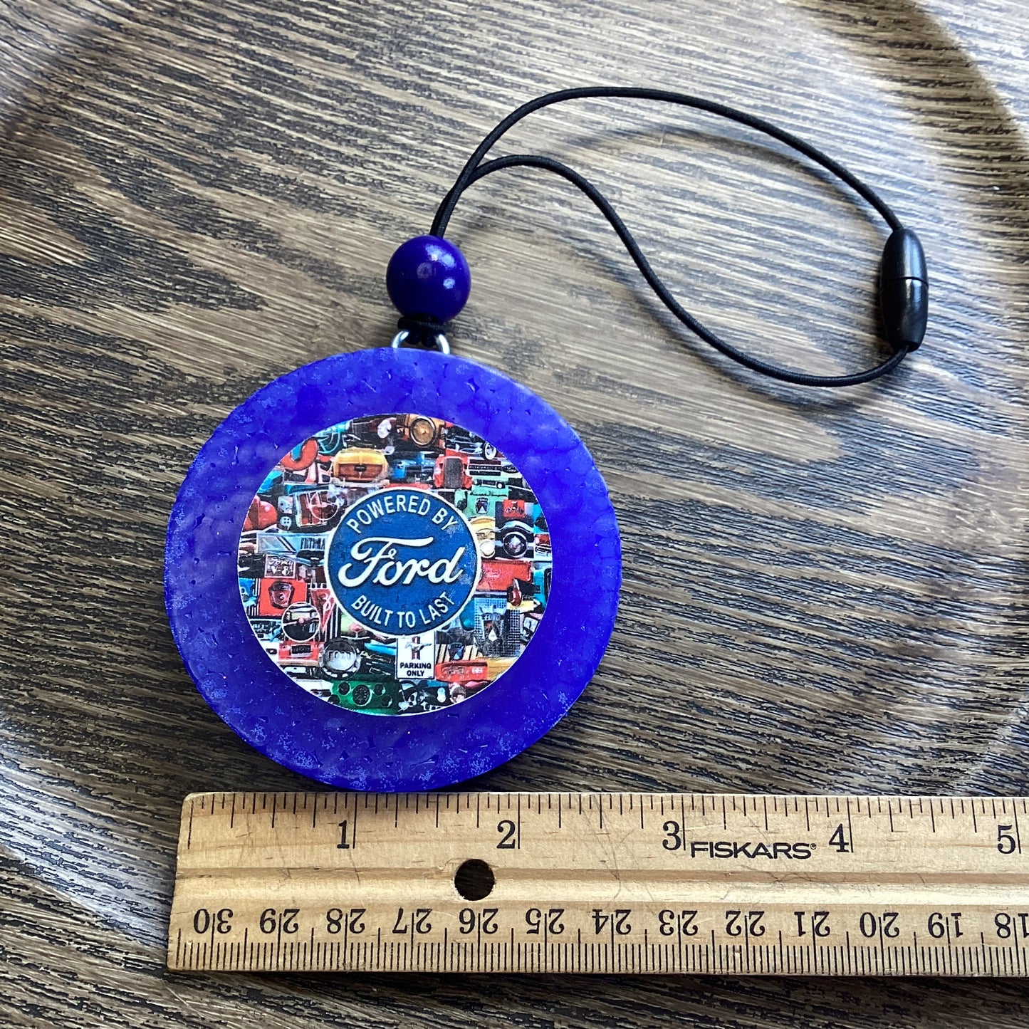 Circle Round 2.75” Fo Mo Co - Crisp Vanilla Woods Scent | Car Freshie | Car Freshy | Air Freshener | Car Accessory | Vehicle Decor | Gifts