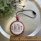 Circle Round 2.75” Be the Light - Prosecco Scent | Car Freshie | Car Freshy | Air Freshener | Car Accessory | Vehicle Decor | Gifts