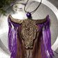 Tooled Leather Bull Skull With Fringe - Creamy Coconut Scent | Car Freshie | Car Freshy| Air Freshener | Car Accessory | Vehicle Decor | Gifts