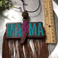 Mama Lightning Bolt With Fringe - Pineapple Sunrise Scent | Car Freshie | Car Freshy| Air Freshener | Car Accessory | Vehicle Decor | Gifts