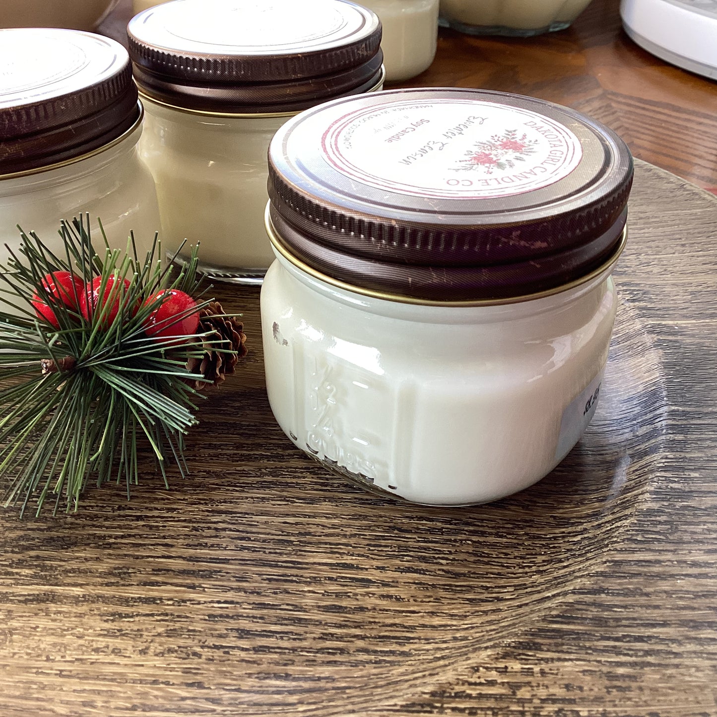 Sweater Season Scented - Soy Candle | Clear Mason Jar | Ball Mason Jar | Farmhouse Style | Country Style
