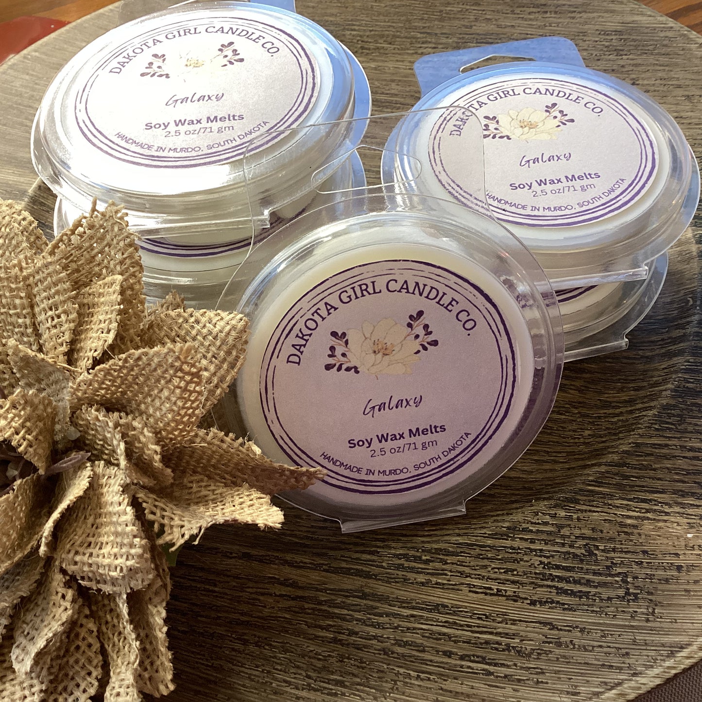 Galaxy Scented - Soy Wax Melts | Dye-Free Soy | Clamshell | 2.5 oz.