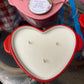 Heart-Shaped Baking Cocotte | 3 Wick | Soy Wax Candle | Pioneer Woman | Valentine’s Day | 12 oz.