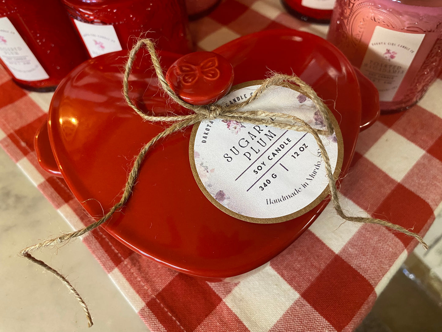 Heart-Shaped Baking Cocotte | 3 Wick | Soy Wax Candle | Pioneer Woman | Valentine’s Day | 12 oz.