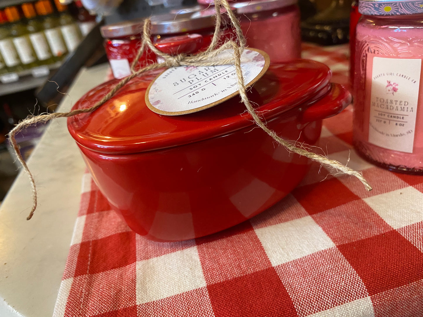 Heart-Shaped Baking Cocotte | 3 Wick | Soy Wax Candle | Pioneer Woman | Valentine’s Day | 12 oz.