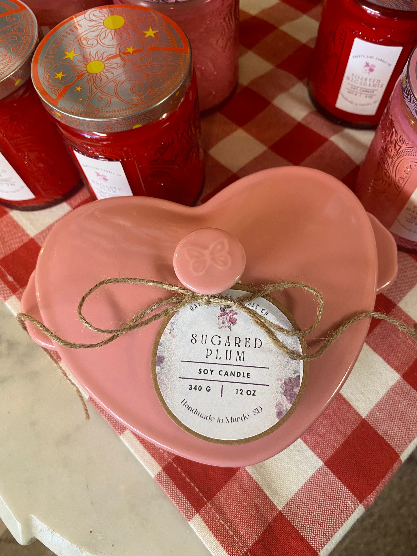 Heart-Shaped Baking Cocotte | 3 Wick | Soy Wax Candle | Pioneer Woman | Valentine’s Day | 12 oz.