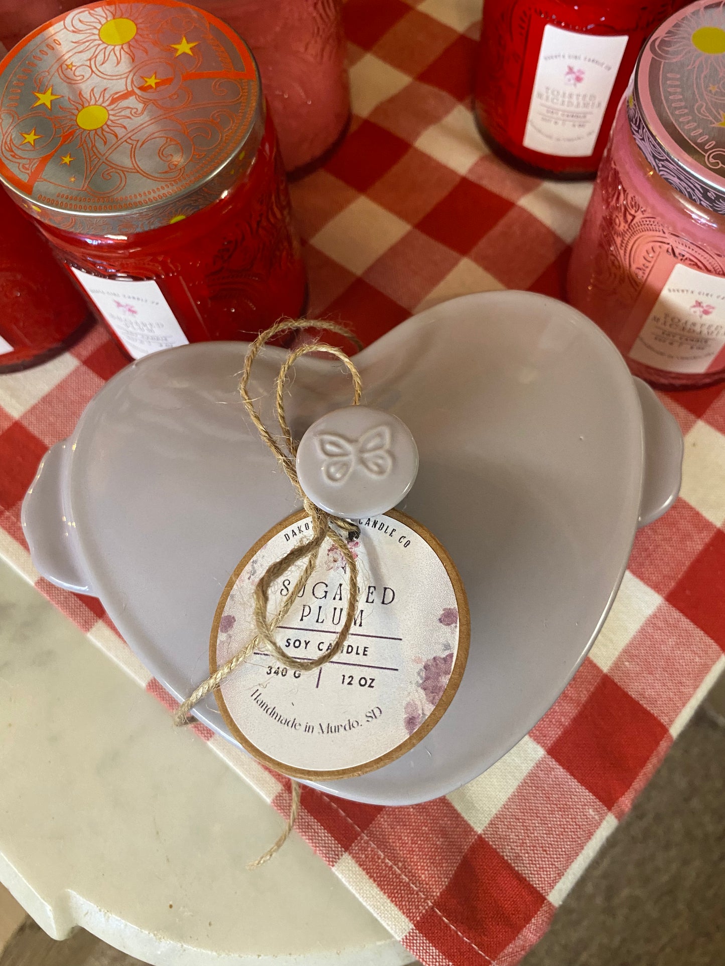 Heart-Shaped Baking Cocotte | 3 Wick | Soy Wax Candle | Pioneer Woman | Valentine’s Day | 12 oz.