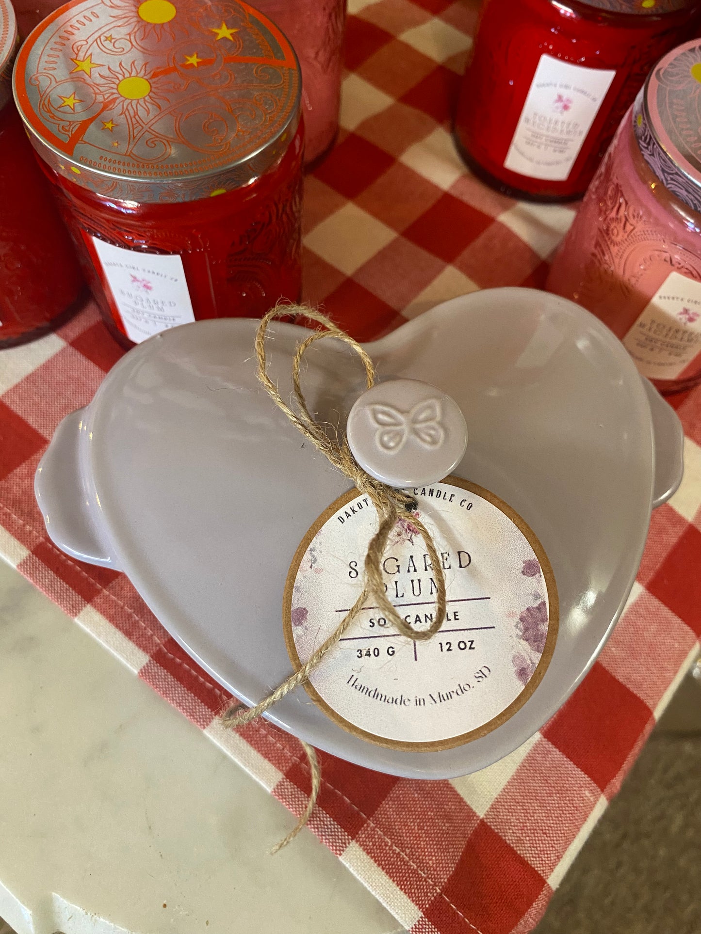 Heart-Shaped Baking Cocotte | 3 Wick | Soy Wax Candle | Pioneer Woman | Valentine’s Day | 12 oz.
