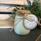 Heavy Glass | Milk Bottle Style | Candle with Cork Lid | Rustic | Soy Candle, 7 oz.