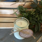 Heavy Glass | Milk Bottle Style | Candle with Cork Lid | Rustic | Soy Candle, 7 oz.